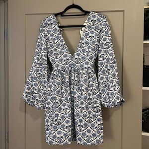 NWT agua by agua bendita blue dress